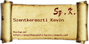 Szentkereszti Kevin névjegykártya